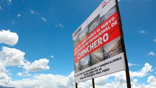 Lugar donde se contruirá el Aeropuerto de Chinchero