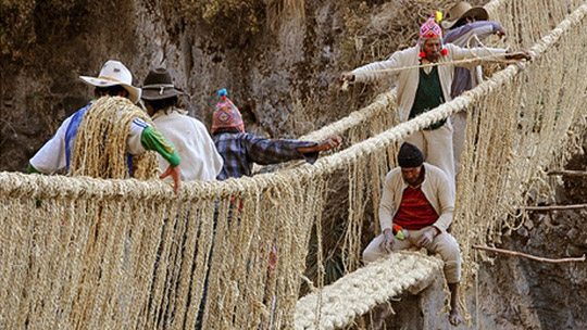 Reconstrucción del Puente Q’eswachaka