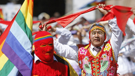 Danza en la Plaza de Armas