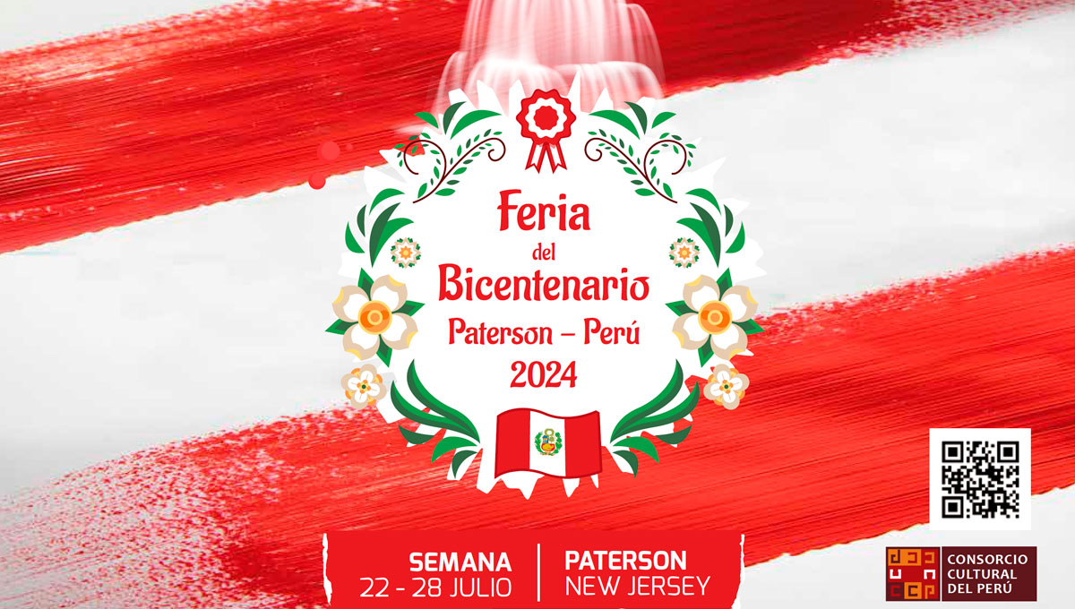 El Consorcio Cultural del Perú anuncia la Fiesta de la Peruanidad en Paterson entre el 22 y 27 de julio de este año
